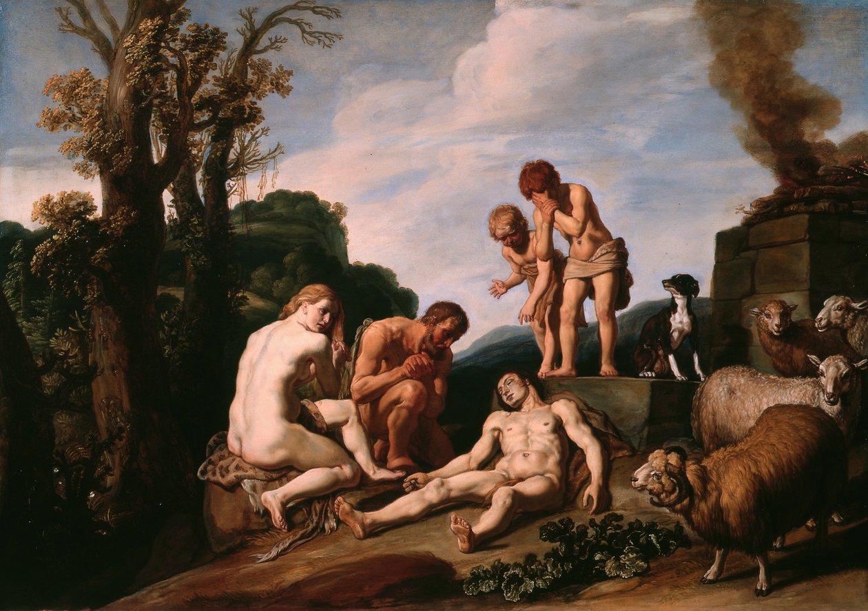 The Lamentation of Abel av Rembrandt van Rijn