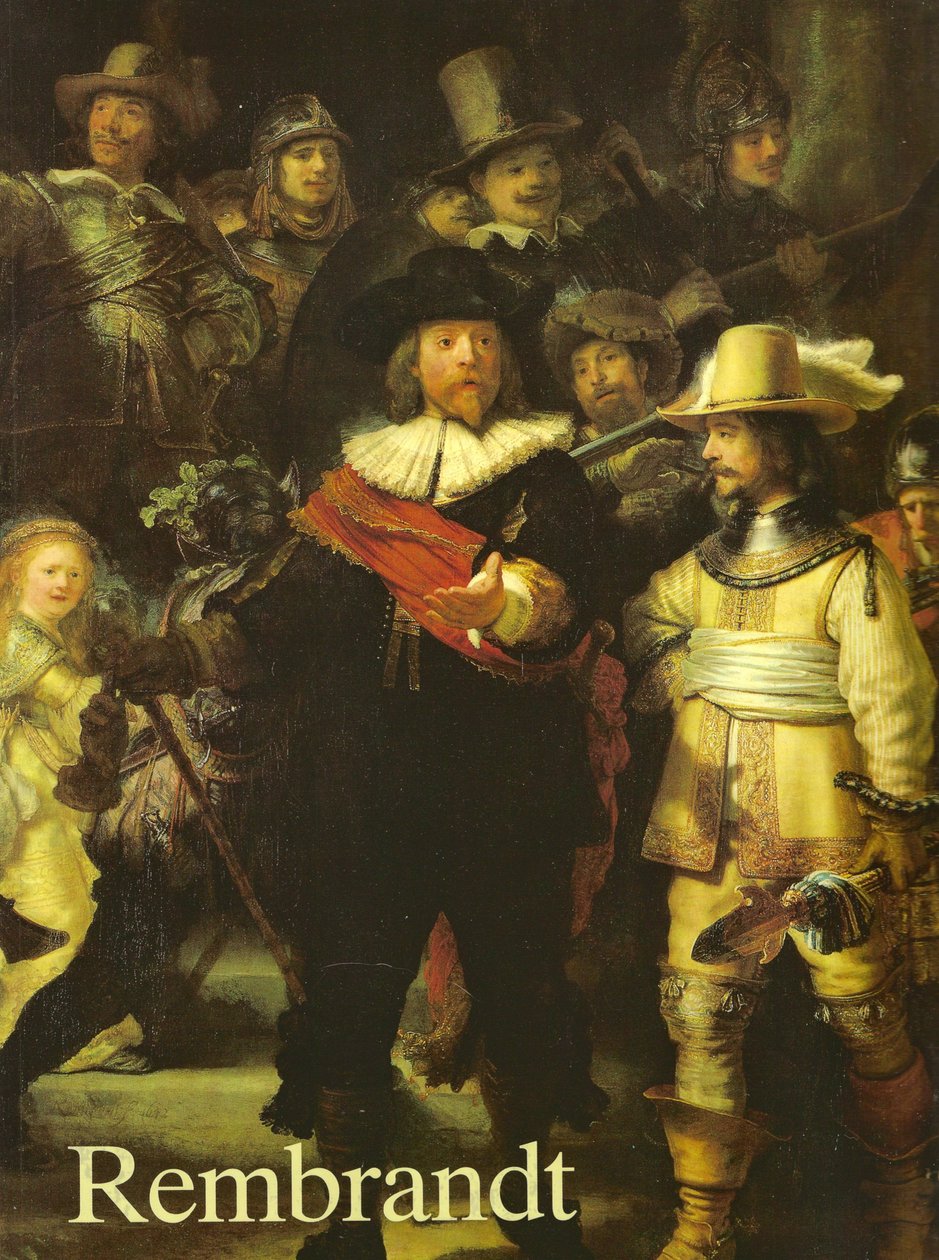 Nattklockan, detalj av Rembrandt van Rijn