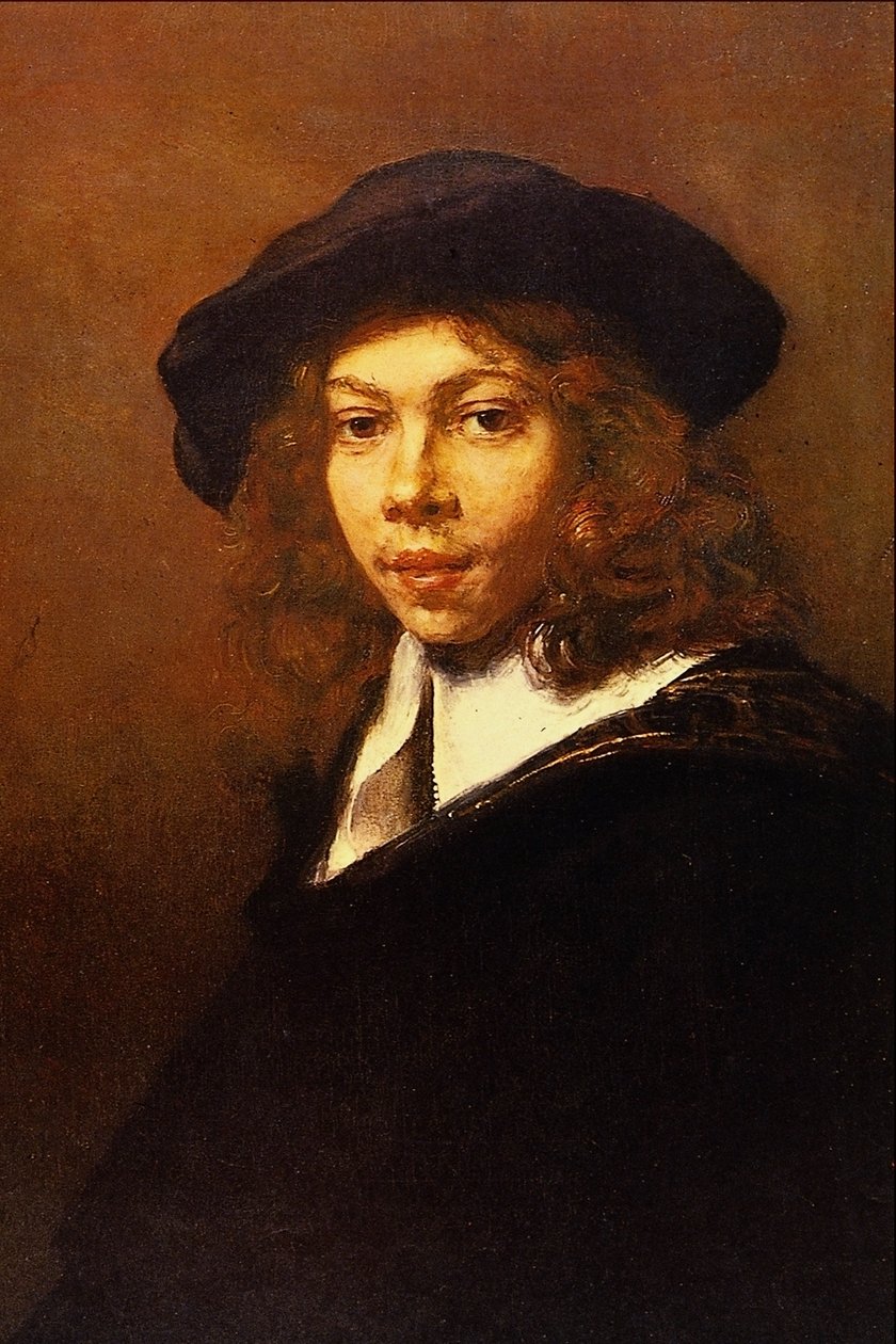 Youth with a Black Cap av Rembrandt van Rijn