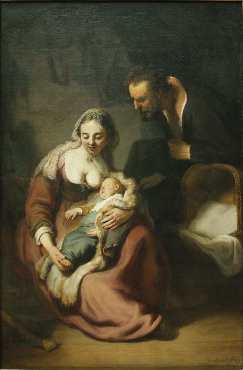 Den heliga familjen av Rembrandt