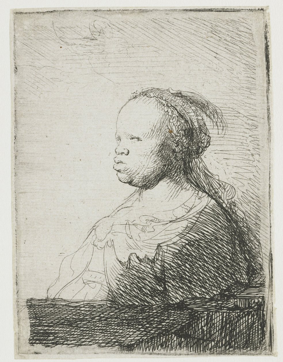 Afrikansk kvinna, 1628-32 av Rembrandt van Rijn