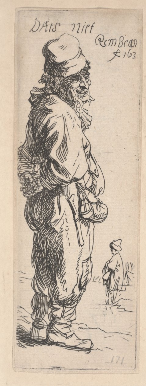 Tiggare svarar av Rembrandt van Rijn