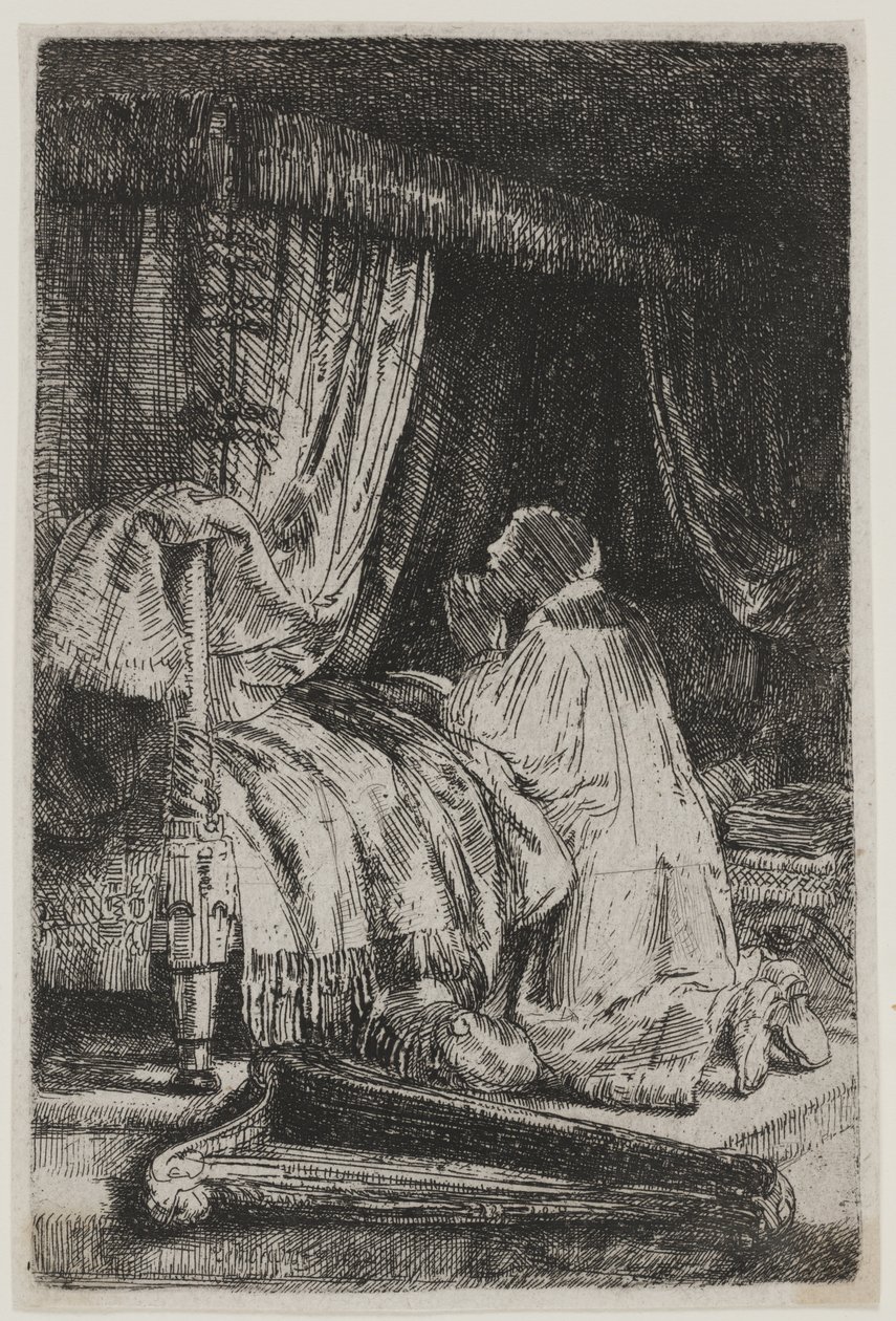 David i bön av Rembrandt van Rijn