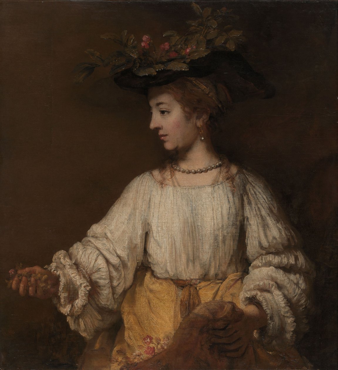 Flora, ca 1654 (olja på duk) av Rembrandt van Rijn