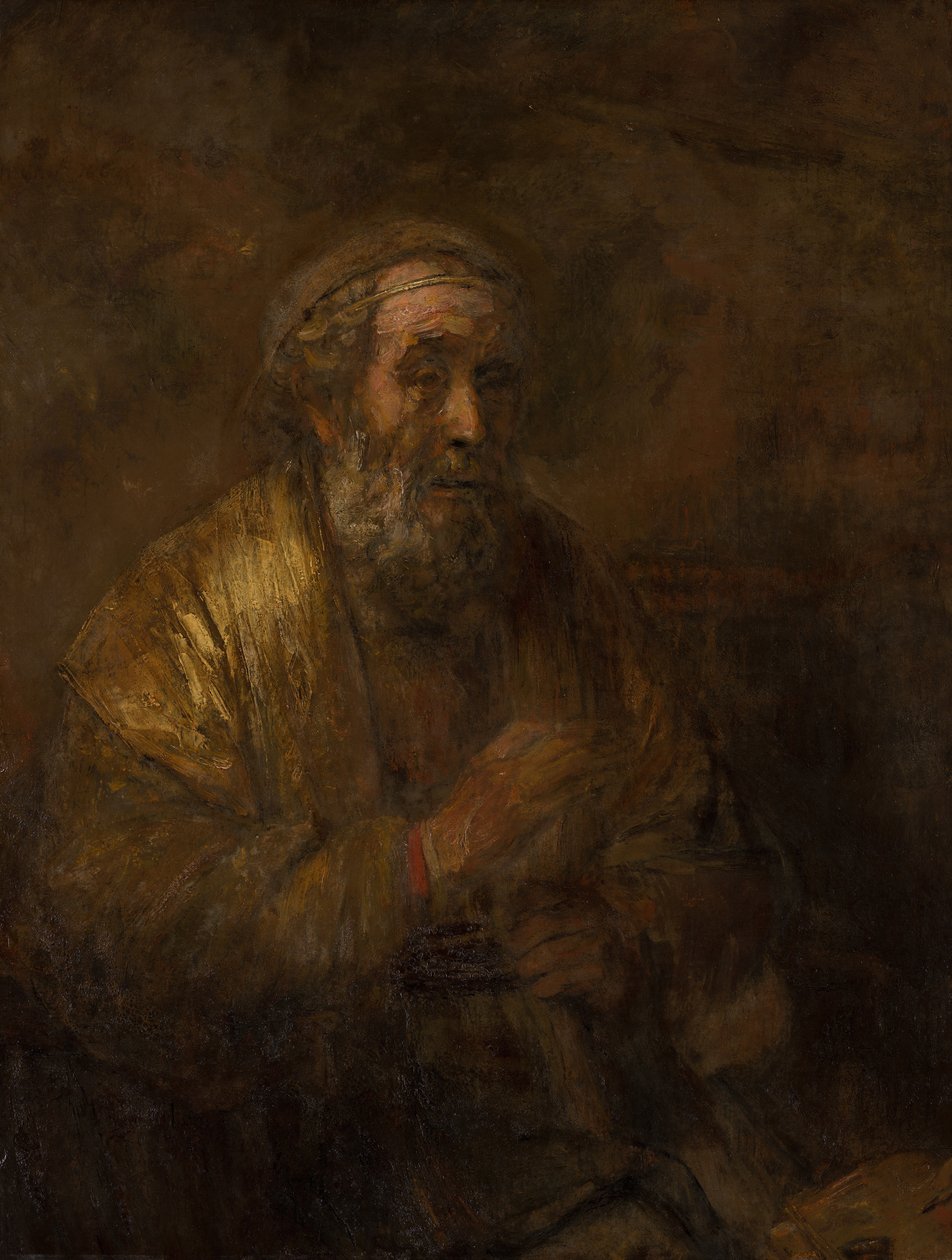 Homer dikterar till en kontorist av Rembrandt van Rijn