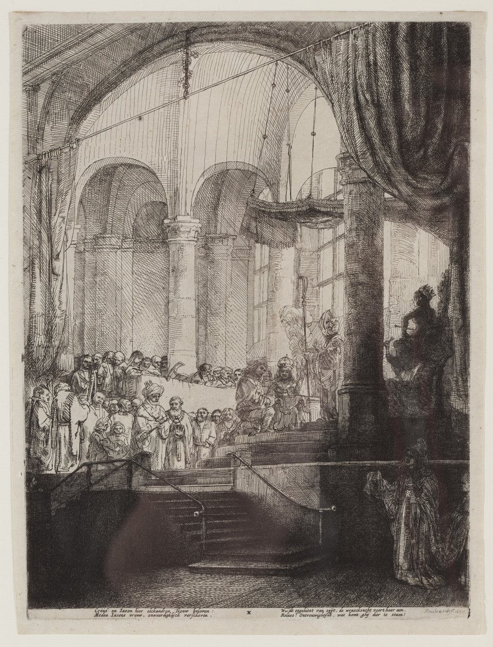 Medea: Eller Jasons och Creusas äktenskap av Rembrandt van Rijn