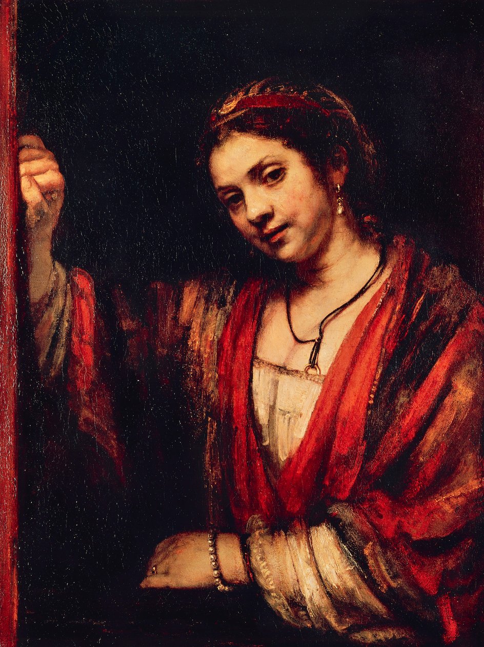 Porträtt av Hendrickje Stoffels av Rembrandt Harmensz. van Rijn