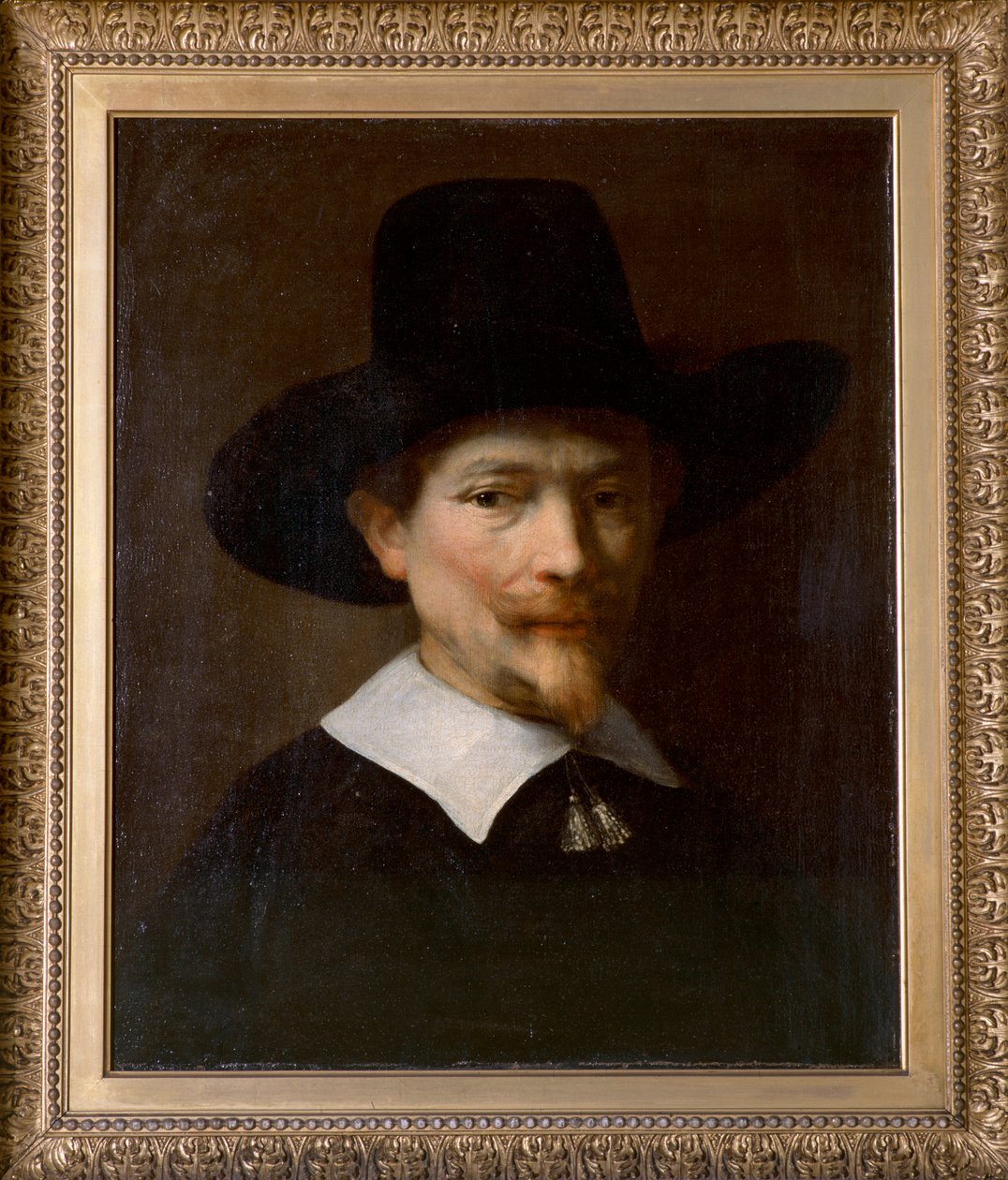 Porträtt av en man (olja på duk) av Rembrandt Harmensz. van Rijn
