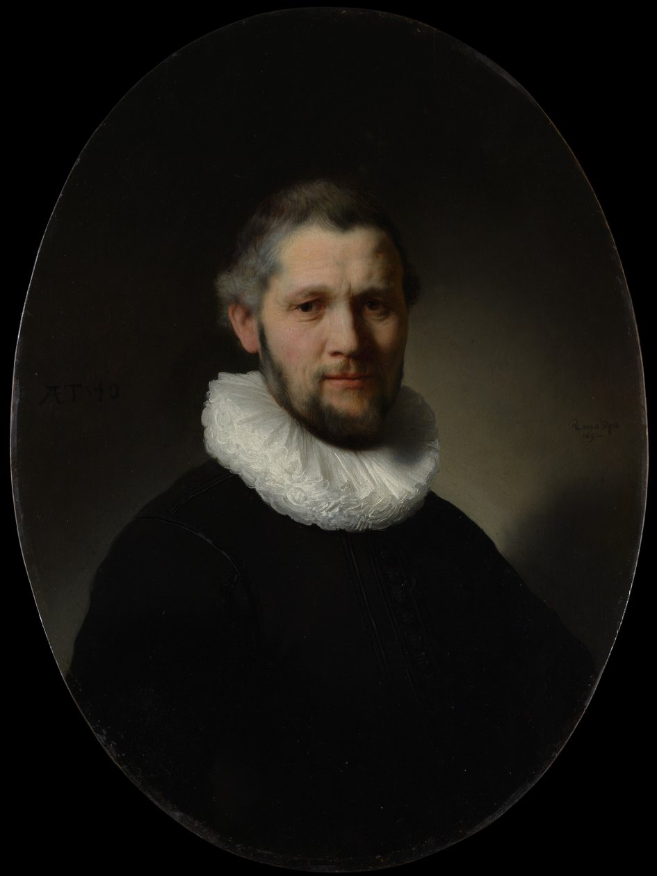 Porträtt av en man av Rembrandt van Rijn