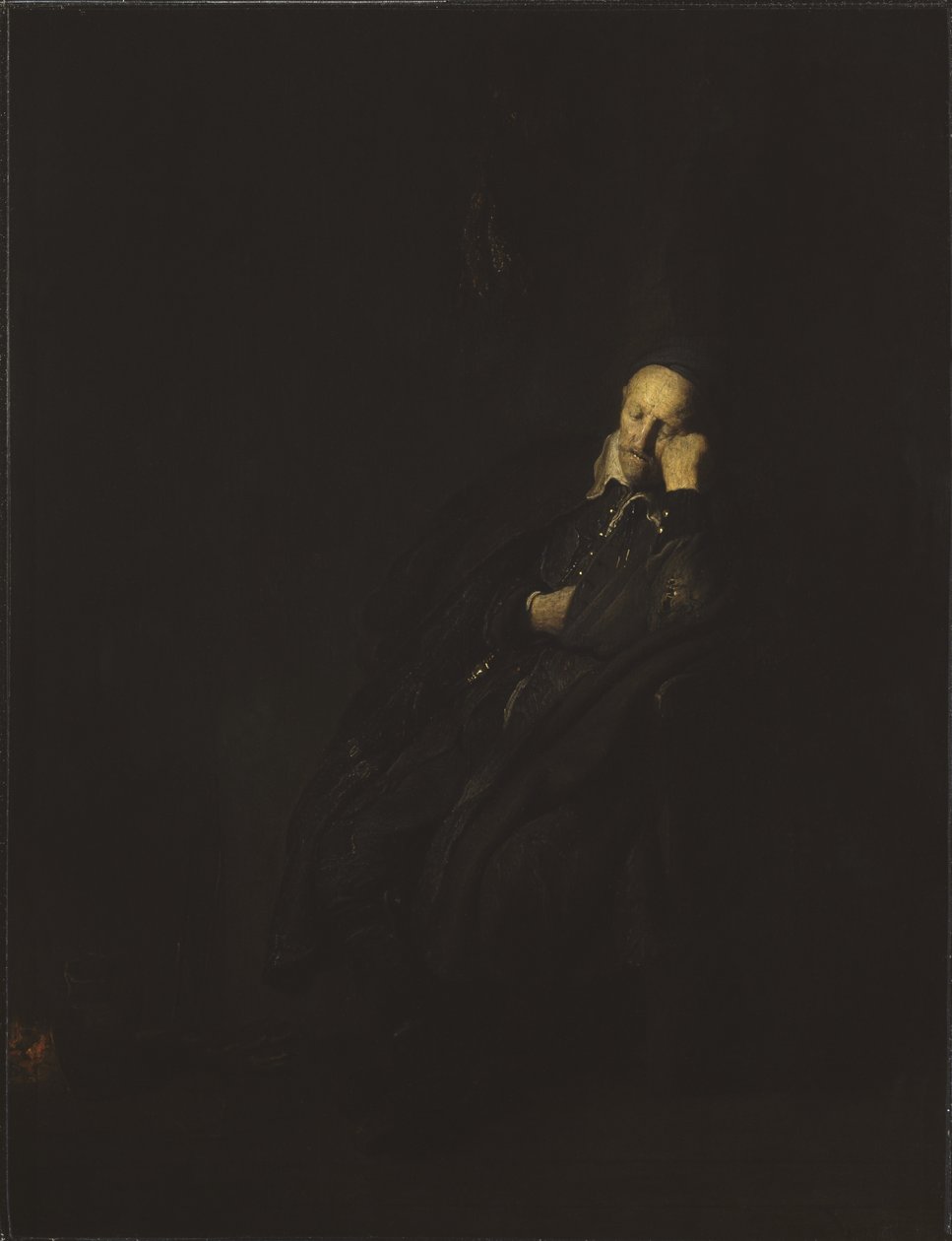 Porträtt av en gammal man, 1629 av Rembrandt van Rijn
