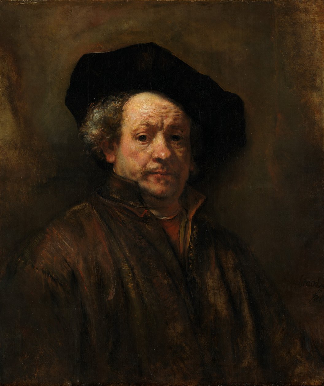 Självporträtt av Rembrandt van Rijn