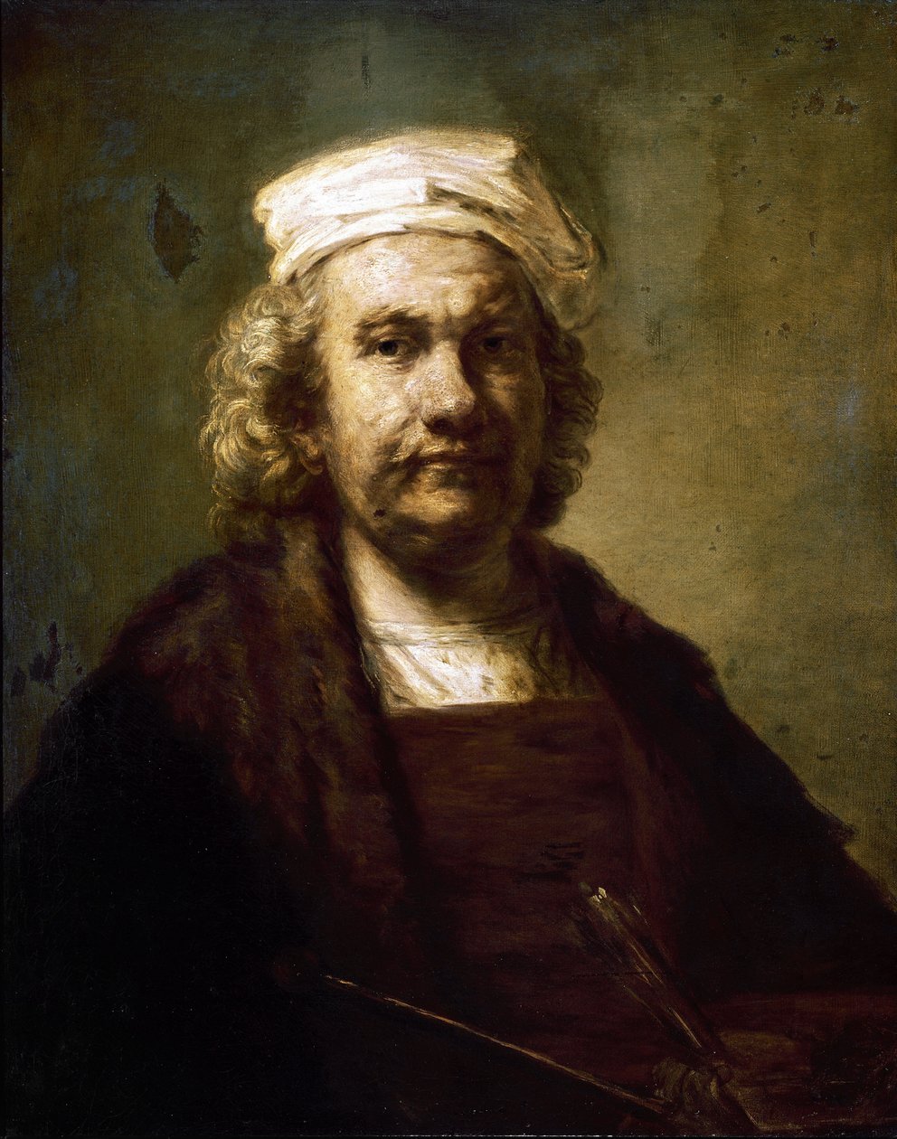 Självporträtt. (olja på duk av Rembrandt van Rijn