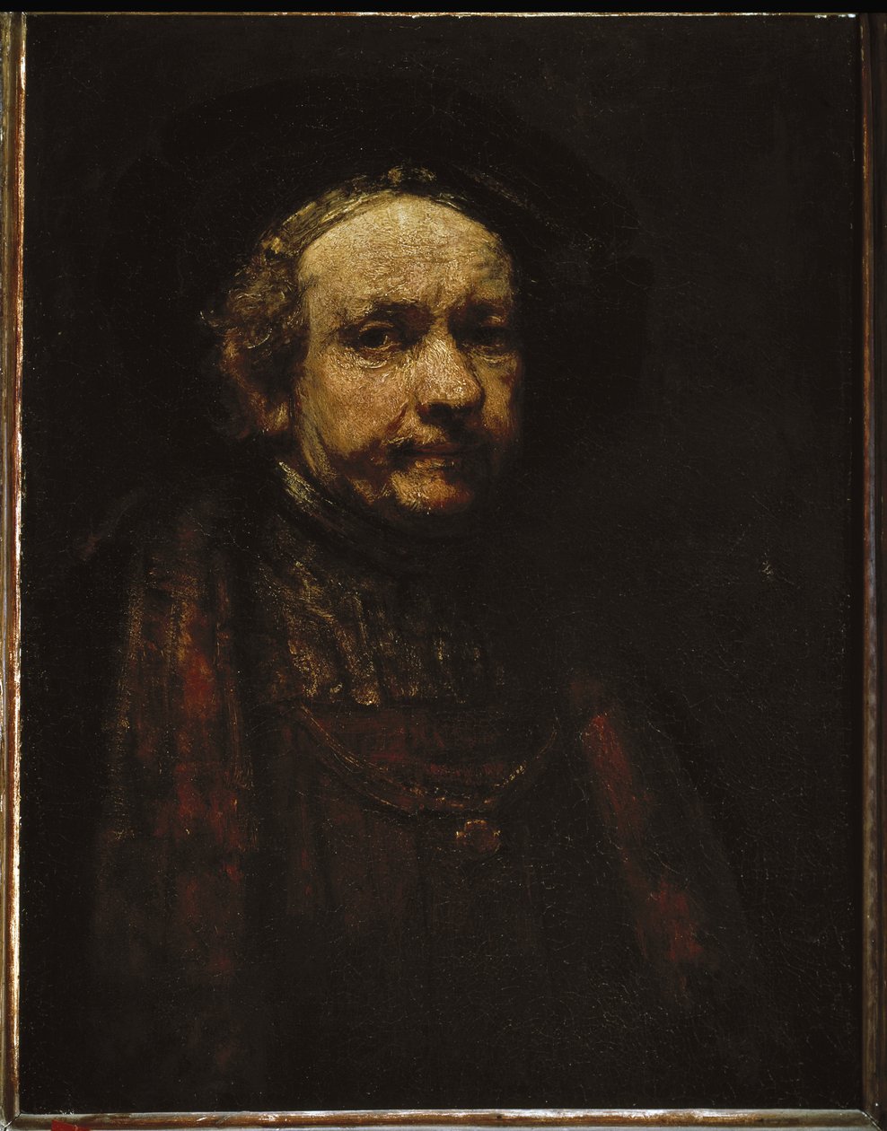 Självporträtt. (olja på duk av Rembrandt van Rijn