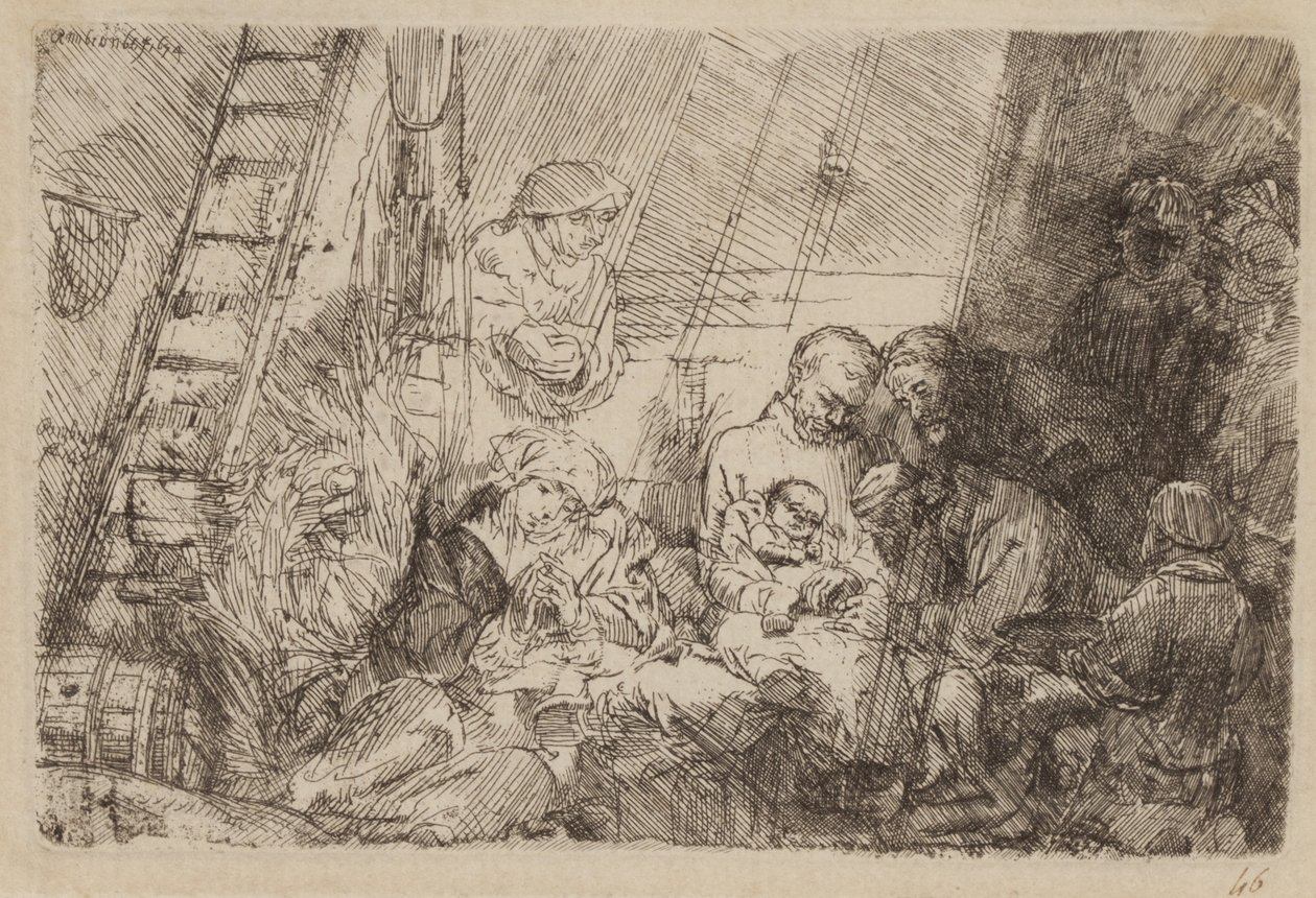 Omskärelsen i stallet av Rembrandt van Rijn