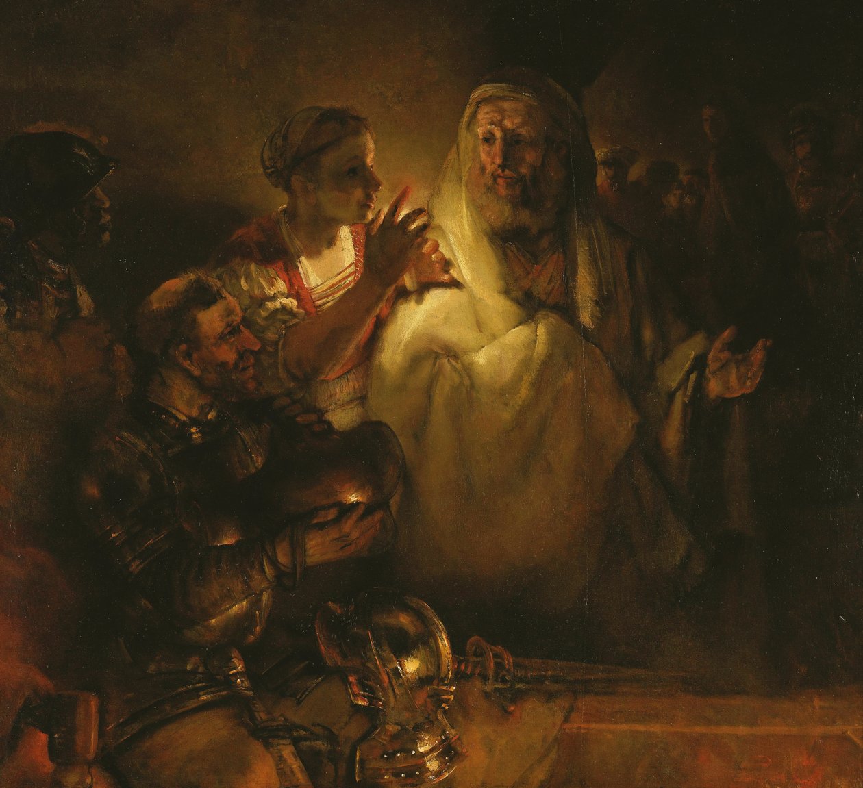 Förnekelsen av St. Peter av Rembrandt van Rijn