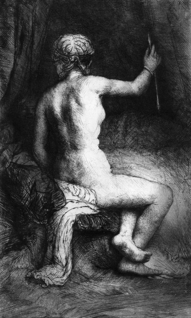 Kvinnan med pilen av Rembrandt van Rijn