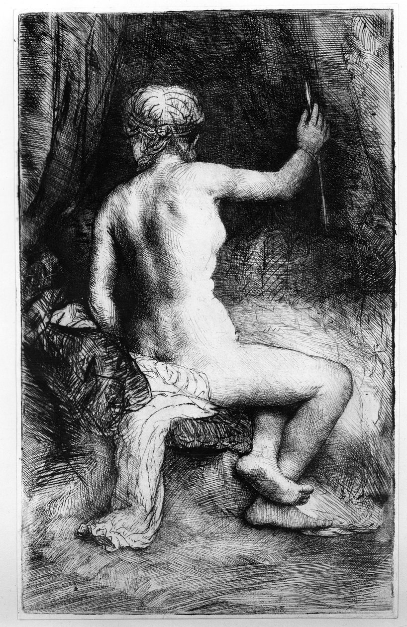 Kvinnan med pilen av Rembrandt van Rijn