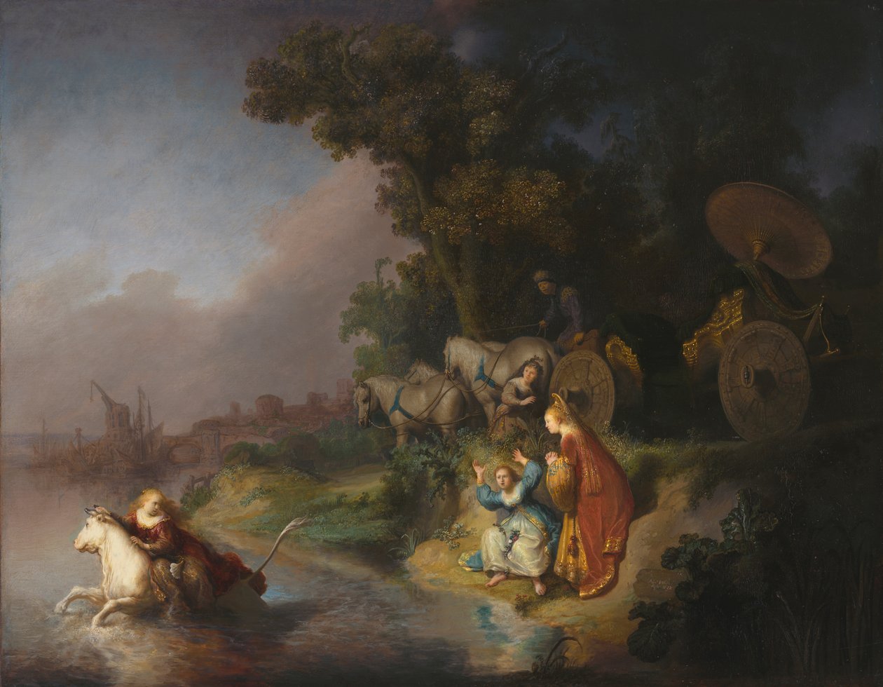 Bortförandet av Europa av Rembrandt van Rijn