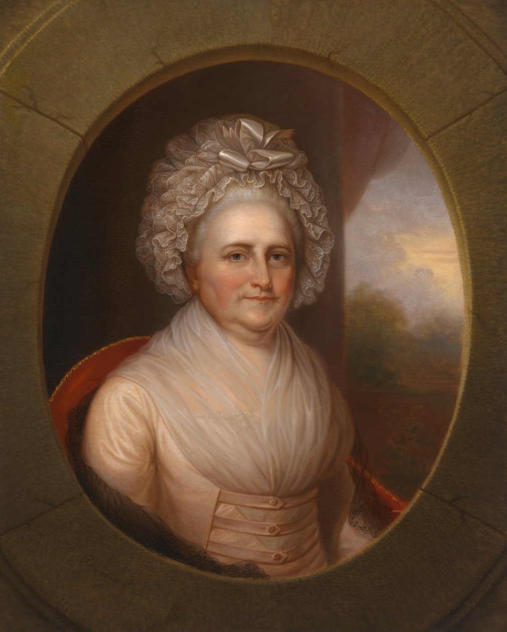 Martha Washington av Rembrandt Peale