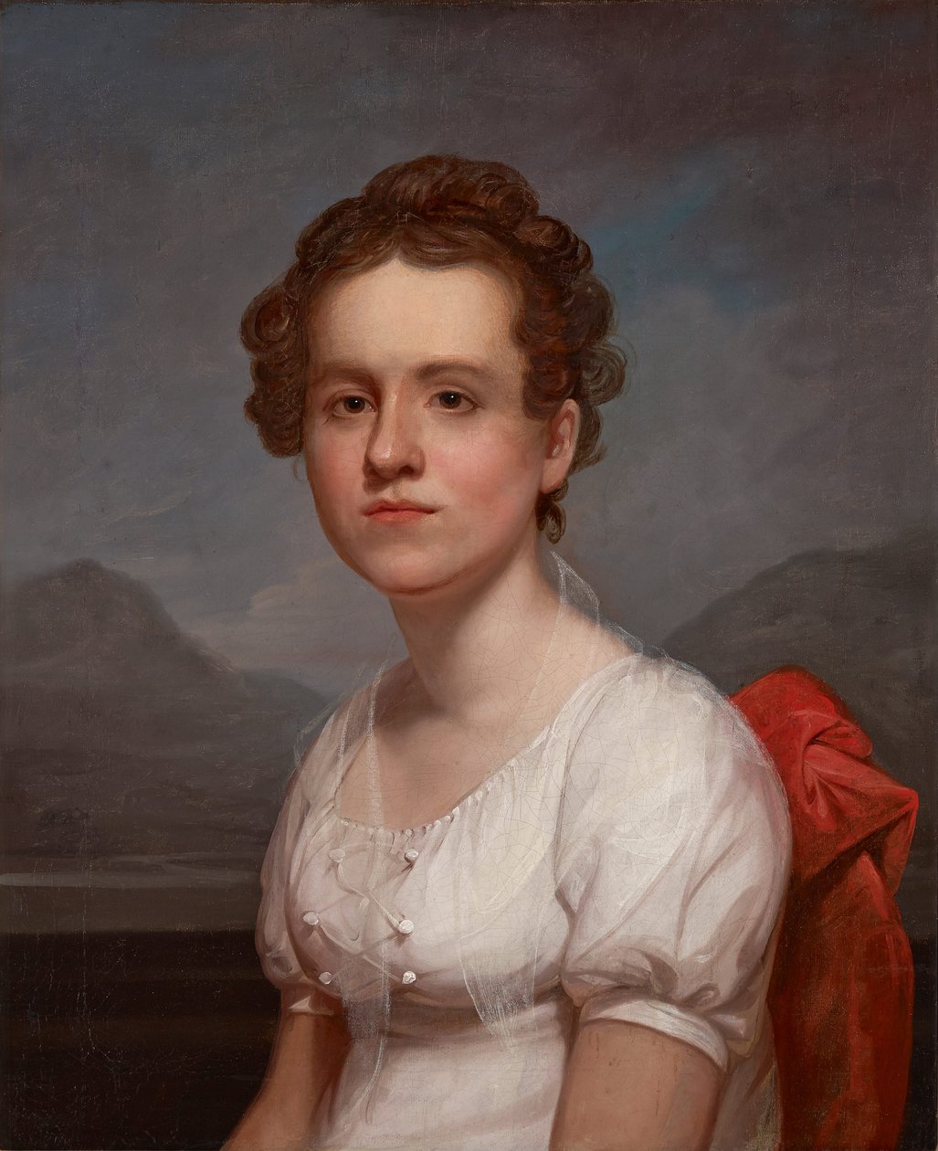 Porträtt av Helen Miller (fru Charles G. McLean) av Rembrandt Peale