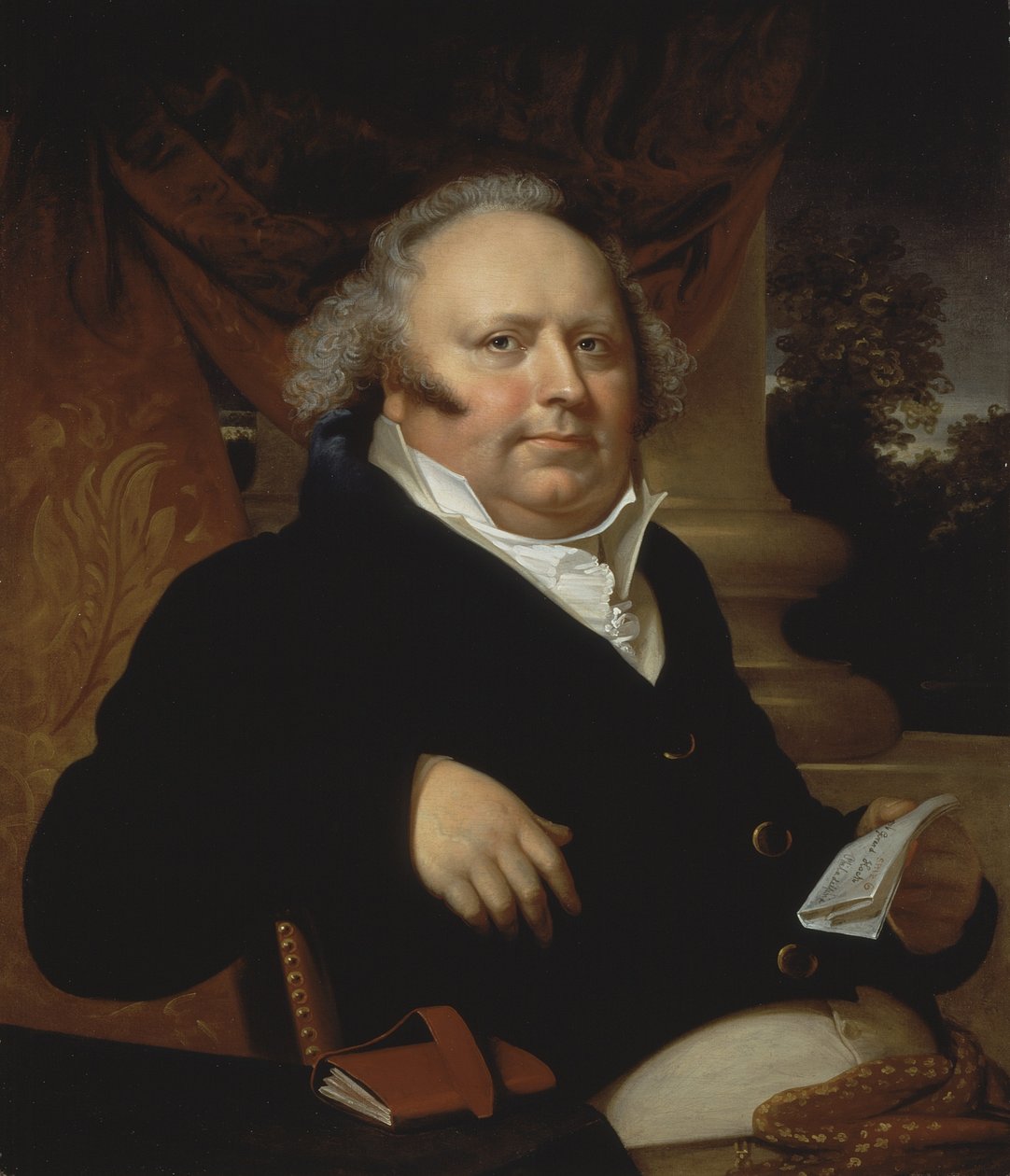 Porträtt av Jacob Gerard Koch, ca 1817 av Rembrandt Peale