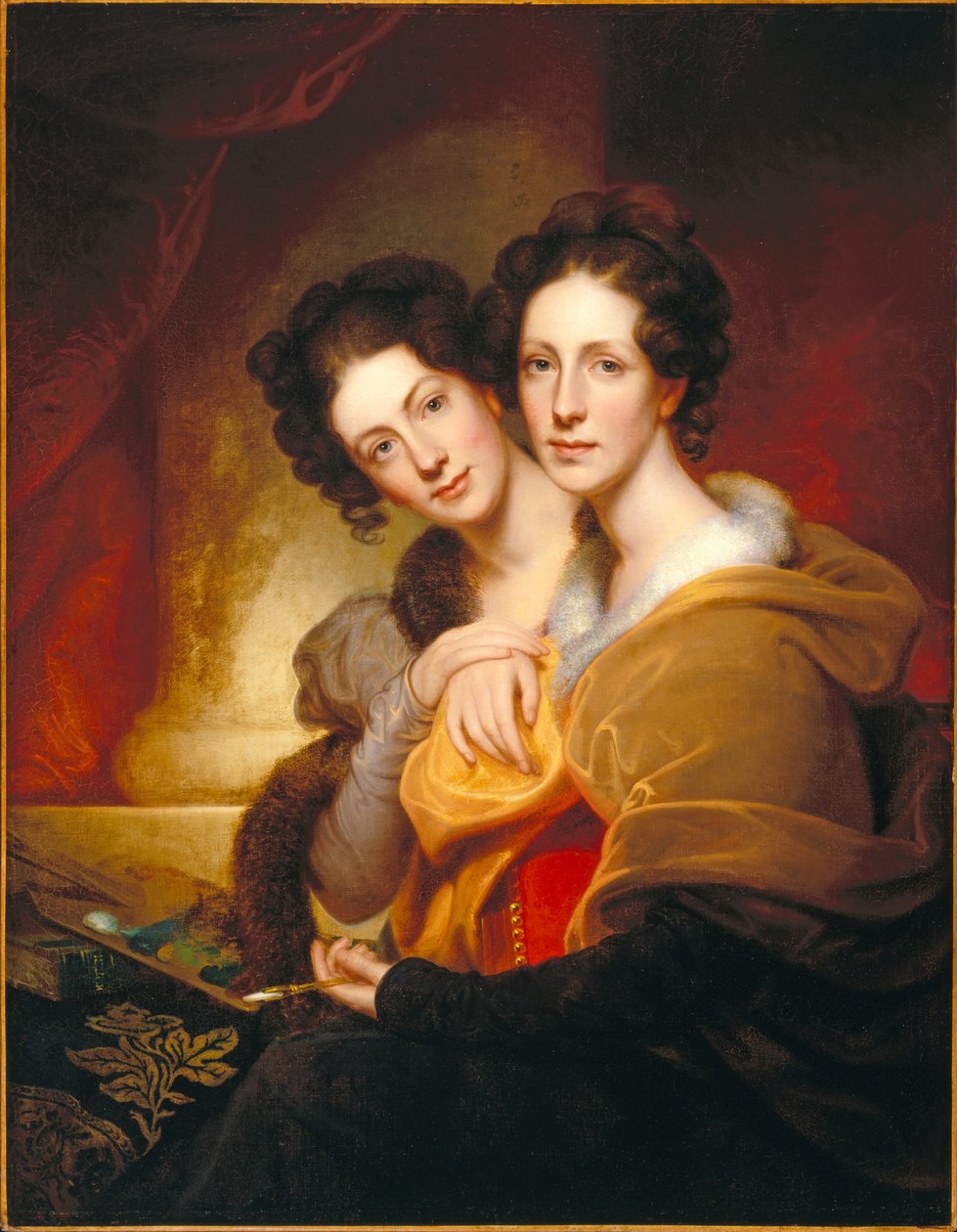 Systrarna (Eleanor och Rosalba Peale) av Rembrandt Peale
