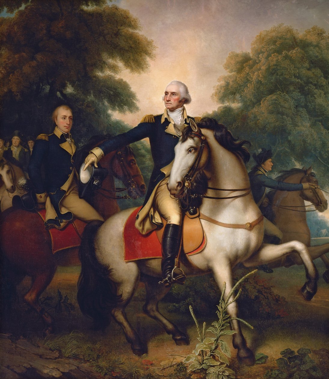Washington vor Yorktown av Rembrandt Peale