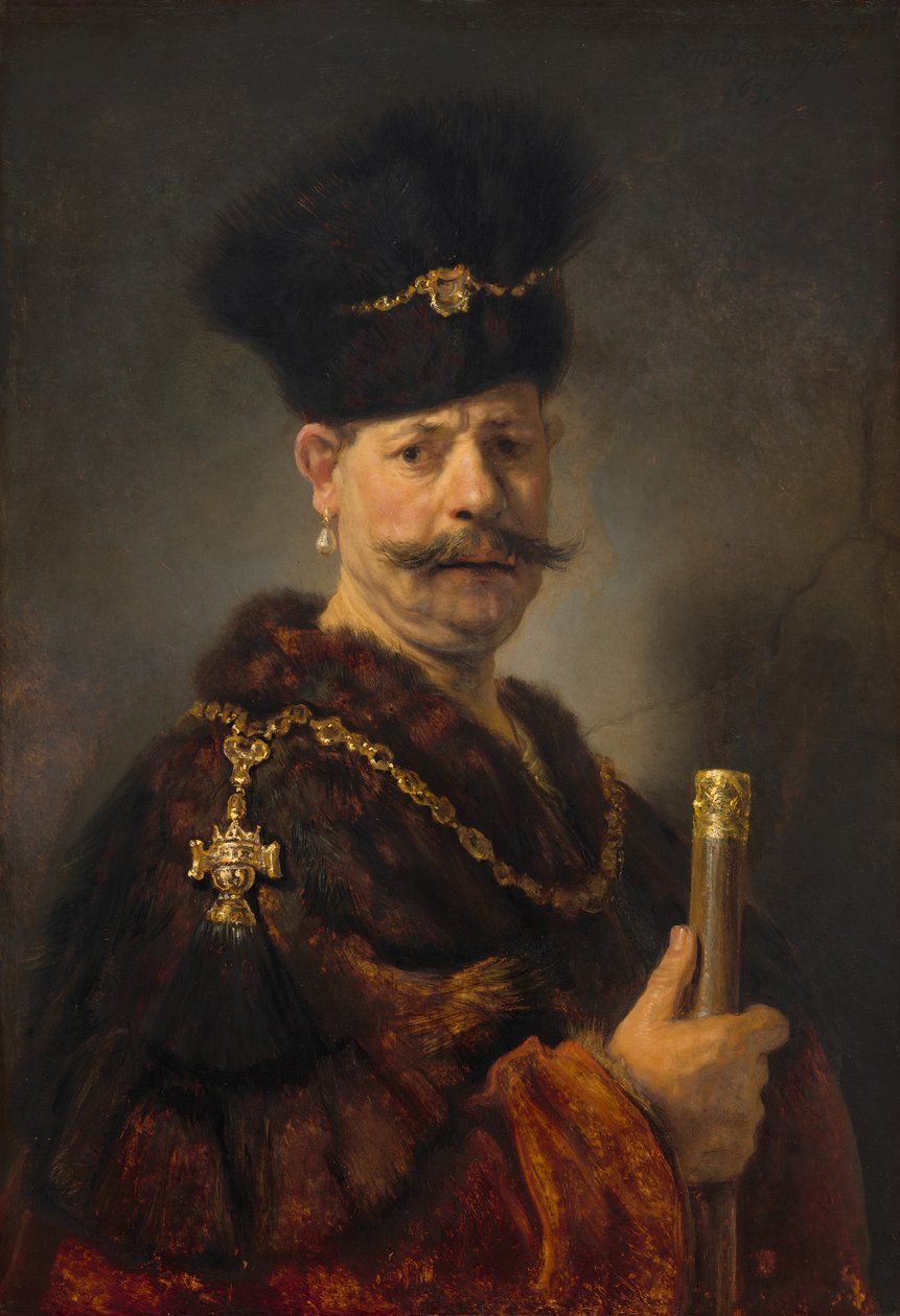 En polsk adelsman, 1637. av Rembrandt van Rijn