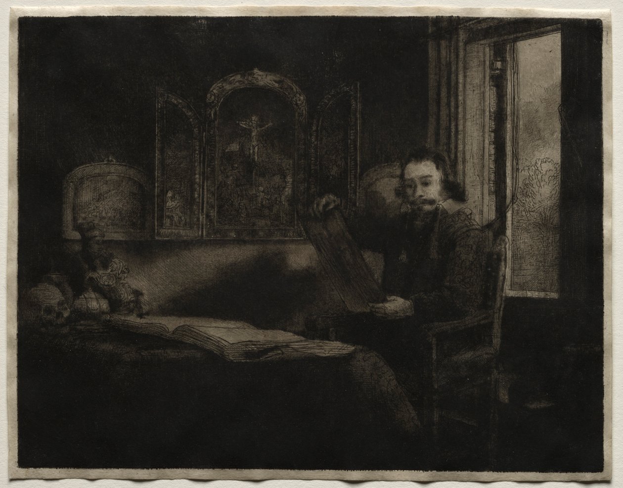 Abraham Francen, apotekare, ca. 1657 av Rembrandt van Rijn