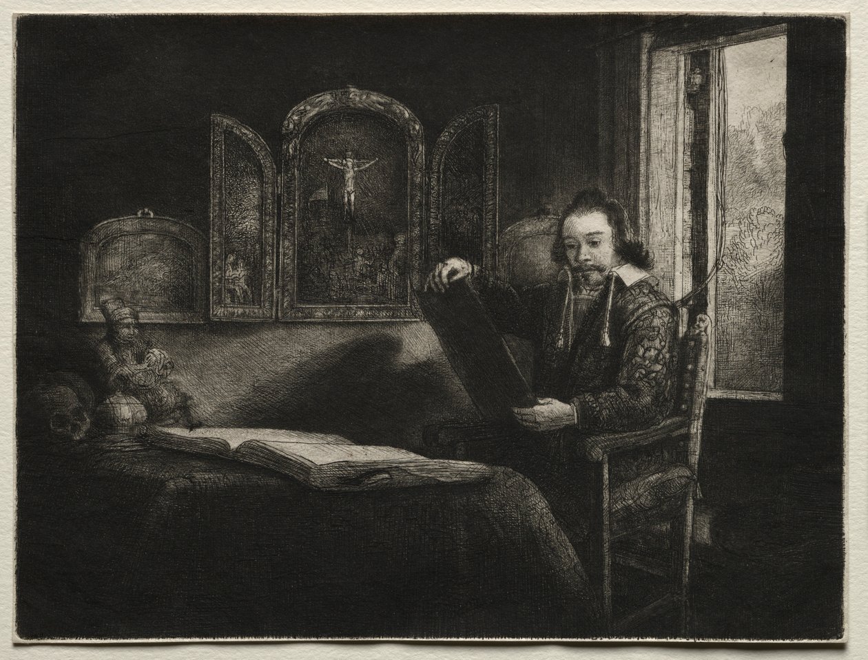 Abraham Francen, apotekare, ca. 1657 av Rembrandt van Rijn