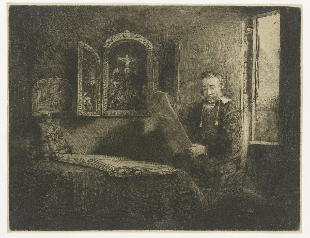 Abraham Francen, apotekare av Rembrandt van Rijn