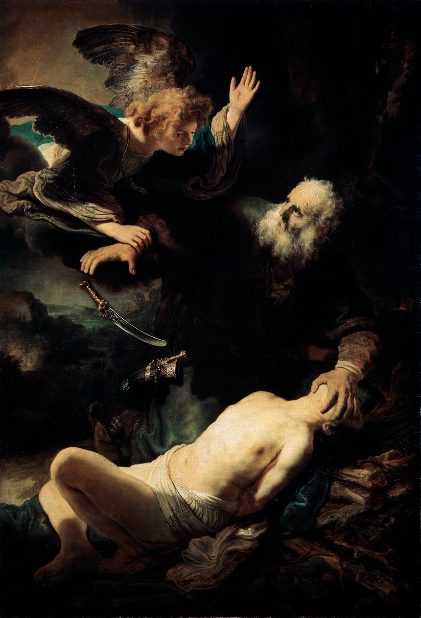 Abraham offrar Isak, 1635. av Rembrandt van Rijn
