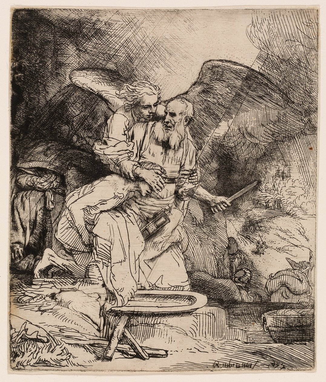 Abrahams uppoffring av Rembrandt van Rijn