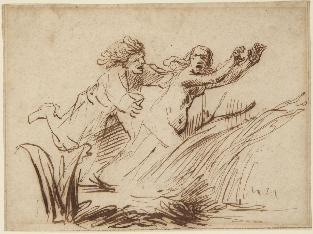 Apollo och Daphne av Rembrandt van Rijn