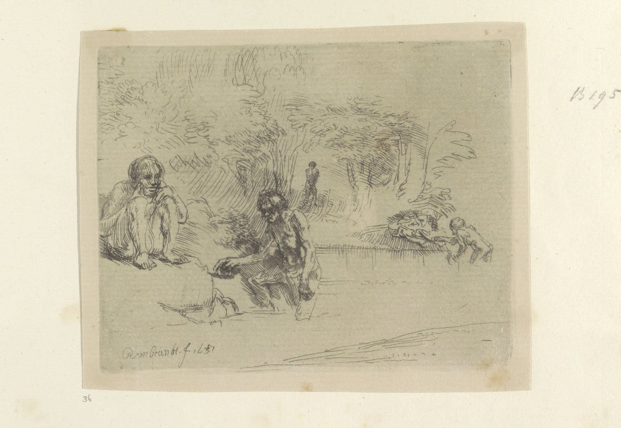 Baders Samling av åttiofem originaltryck (serietitel) av Rembrandt van Rijn
