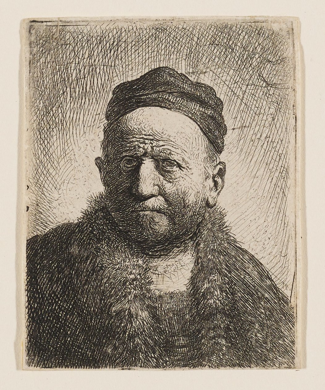 Byst av en man (Rembrandts far?) av Rembrandt van Rijn