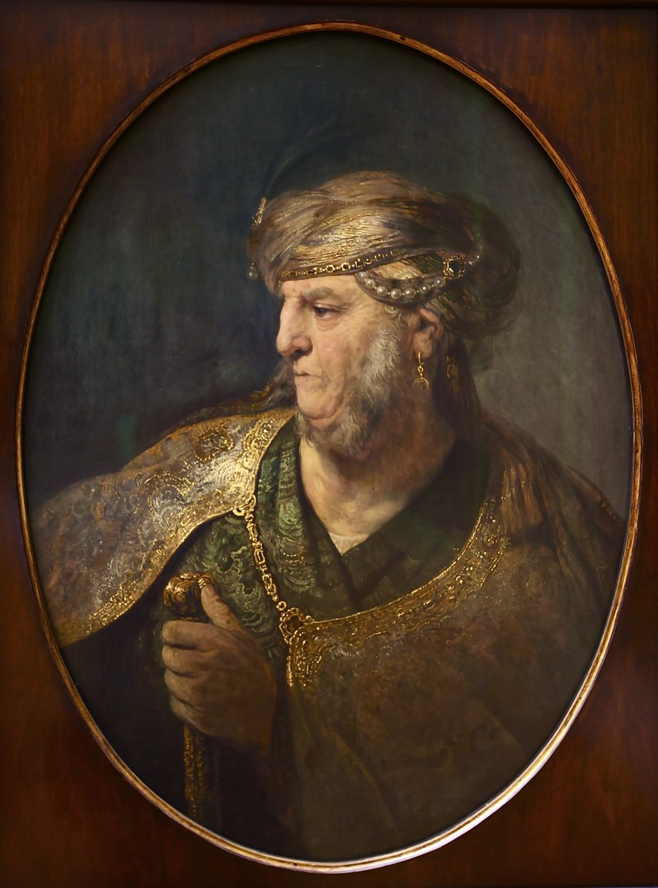 Byst av en man i orientalisk klänning, 1633 av Rembrandt van Rijn