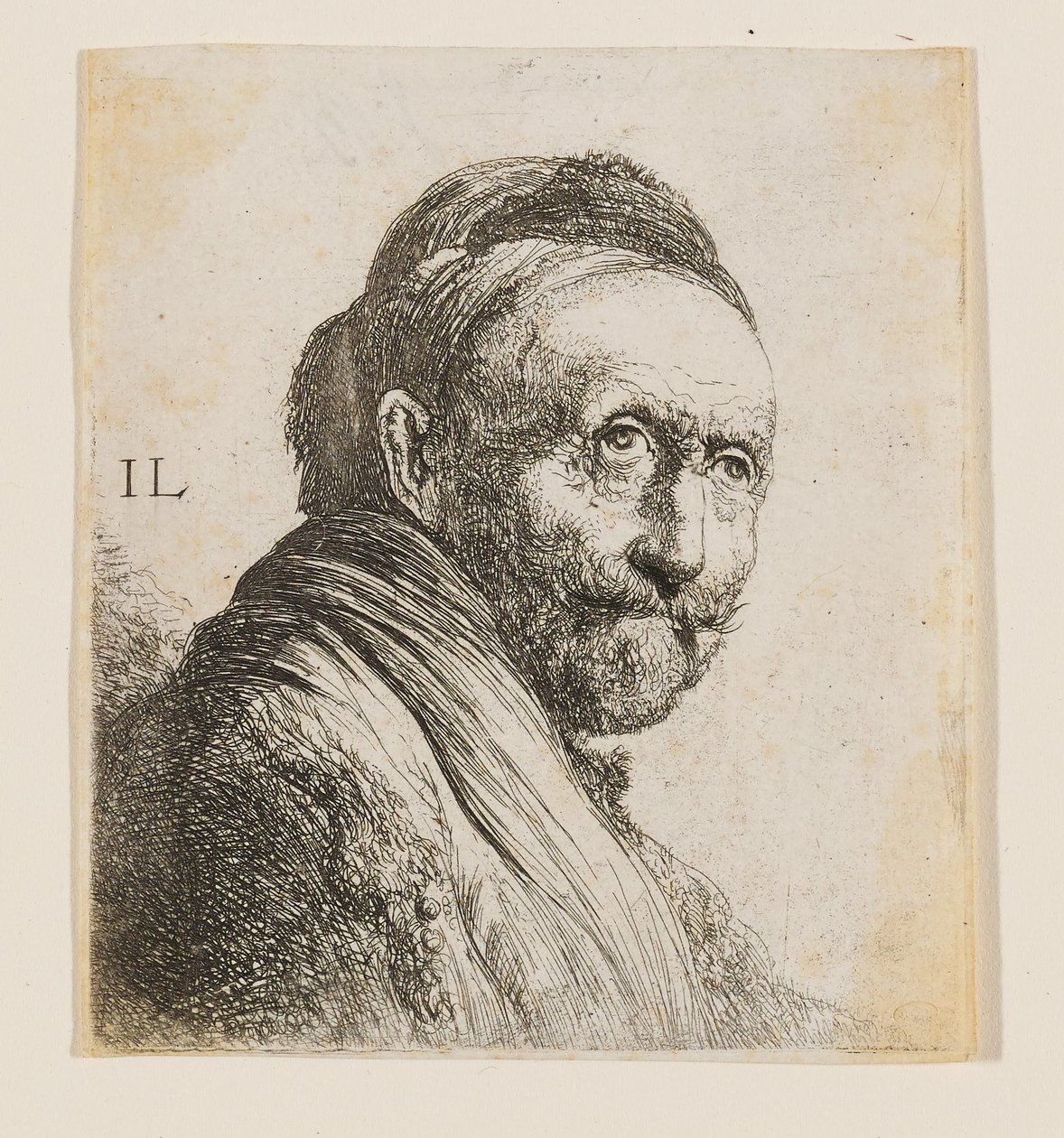 Byst av en gammal man av Rembrandt van Rijn
