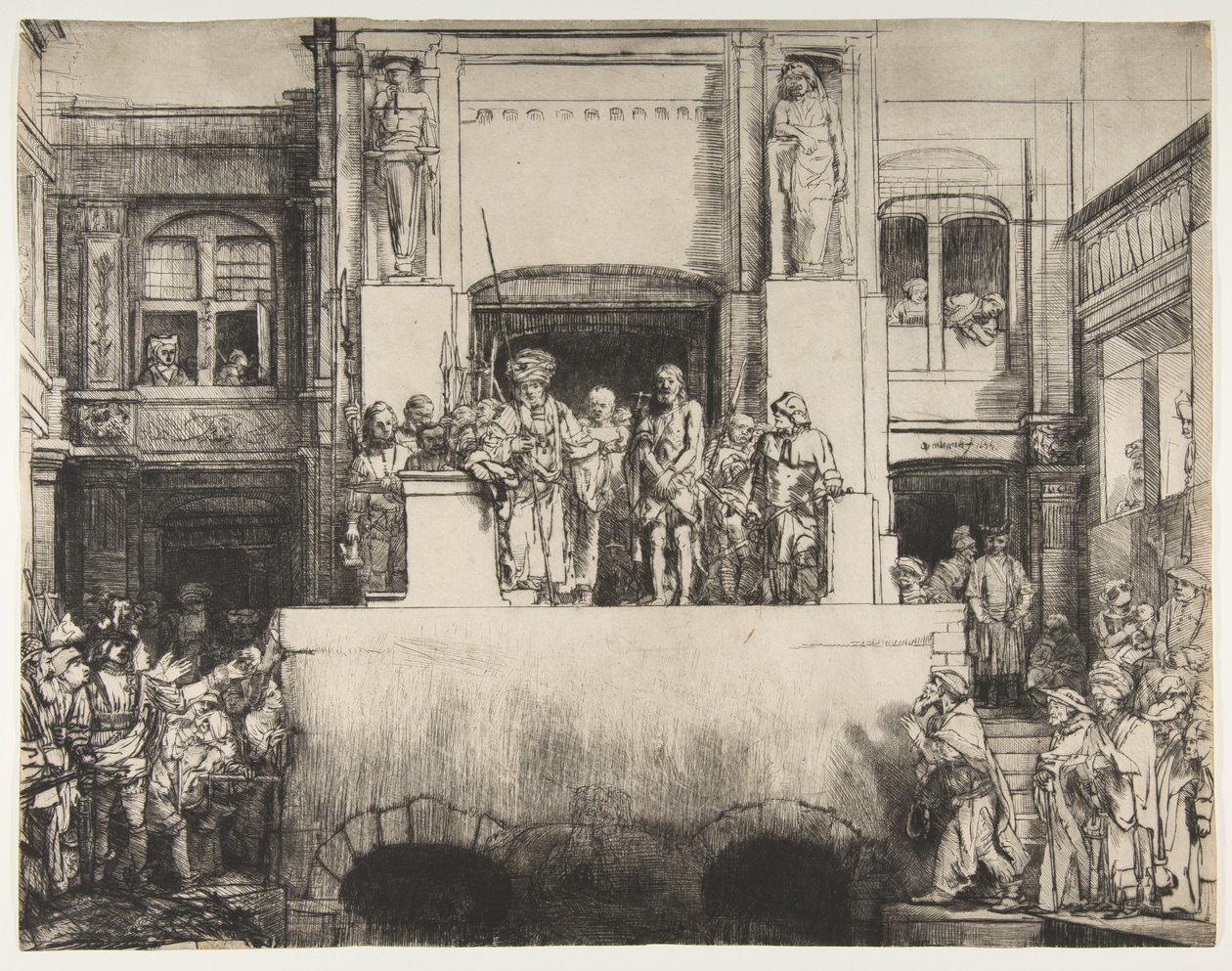 Kristus presenterad för folket, 1655. av Rembrandt van Rijn