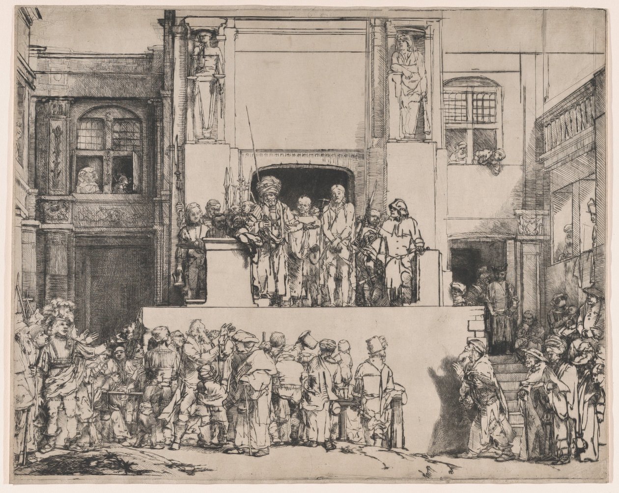 Kristus presenterad för folket, 1655., 1655. av Rembrandt van Rijn