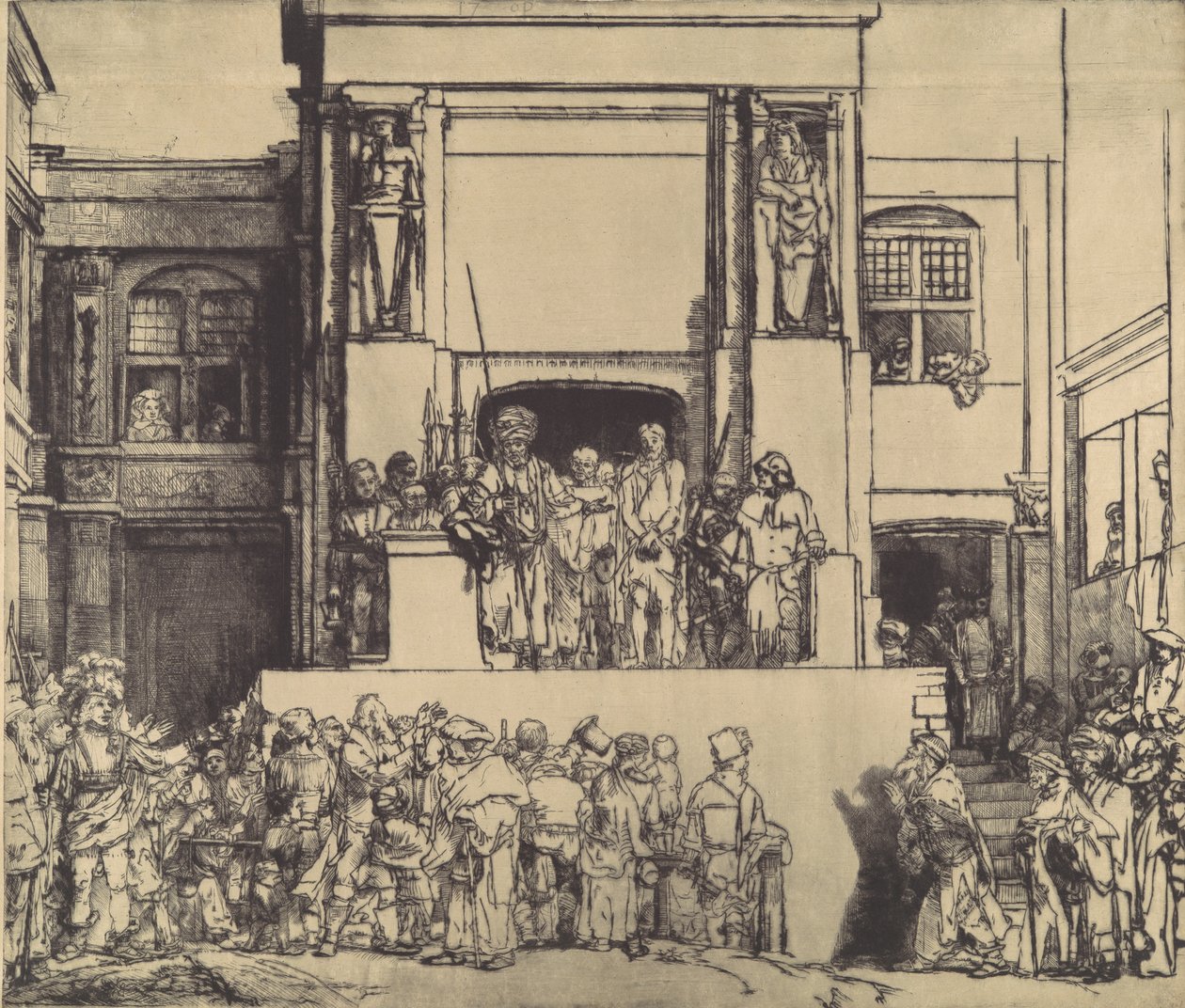 Kristus presenterad för folket, 1655., 1655. av Rembrandt van Rijn