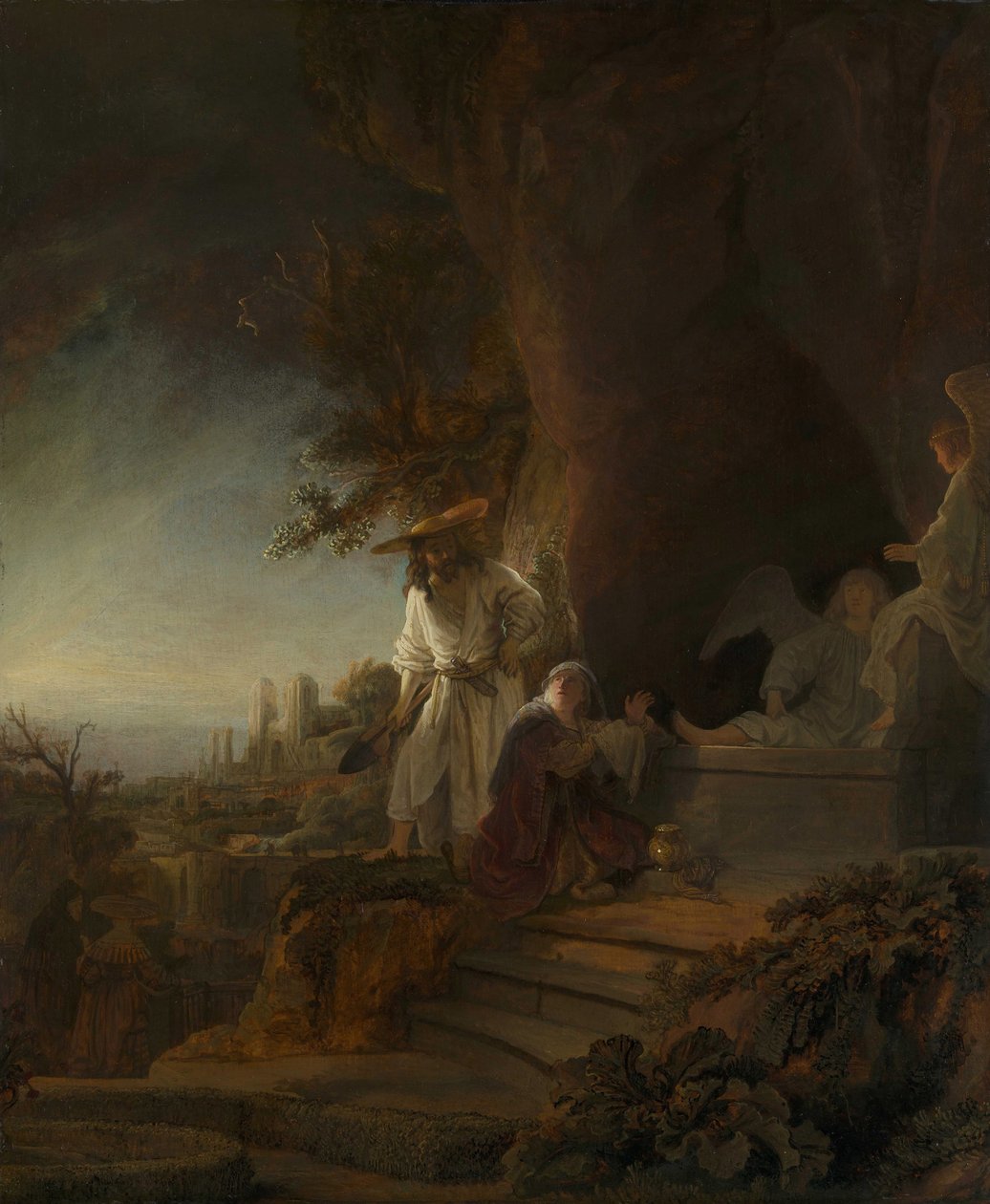 Kristus visar sig för Maria Magdalena Noli me tangere, 1638. av Rembrandt van Rijn