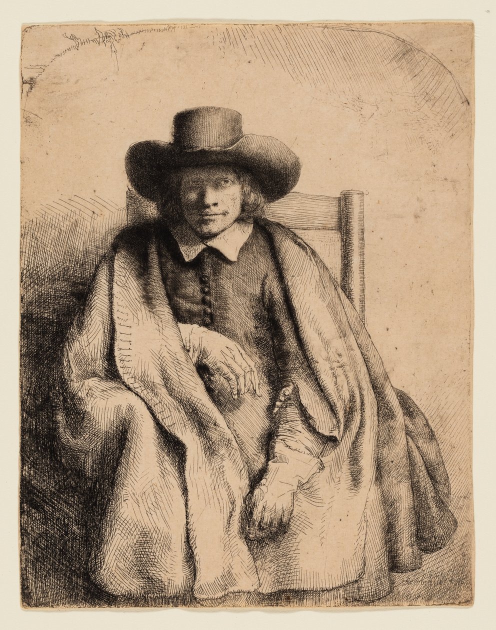 Clement de Jonghe, trycksakssäljare av Rembrandt van Rijn