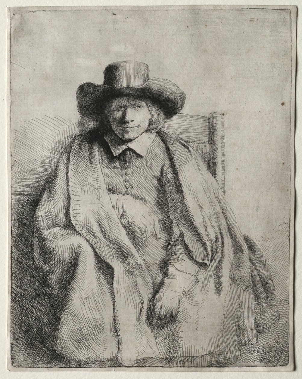 Clement de Jonghe, trycksakssäljare av Rembrandt van Rijn