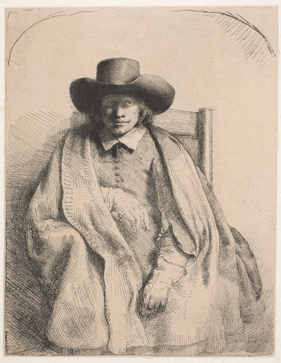 Clement de Jonghe, trycksakssäljare av Rembrandt van Rijn