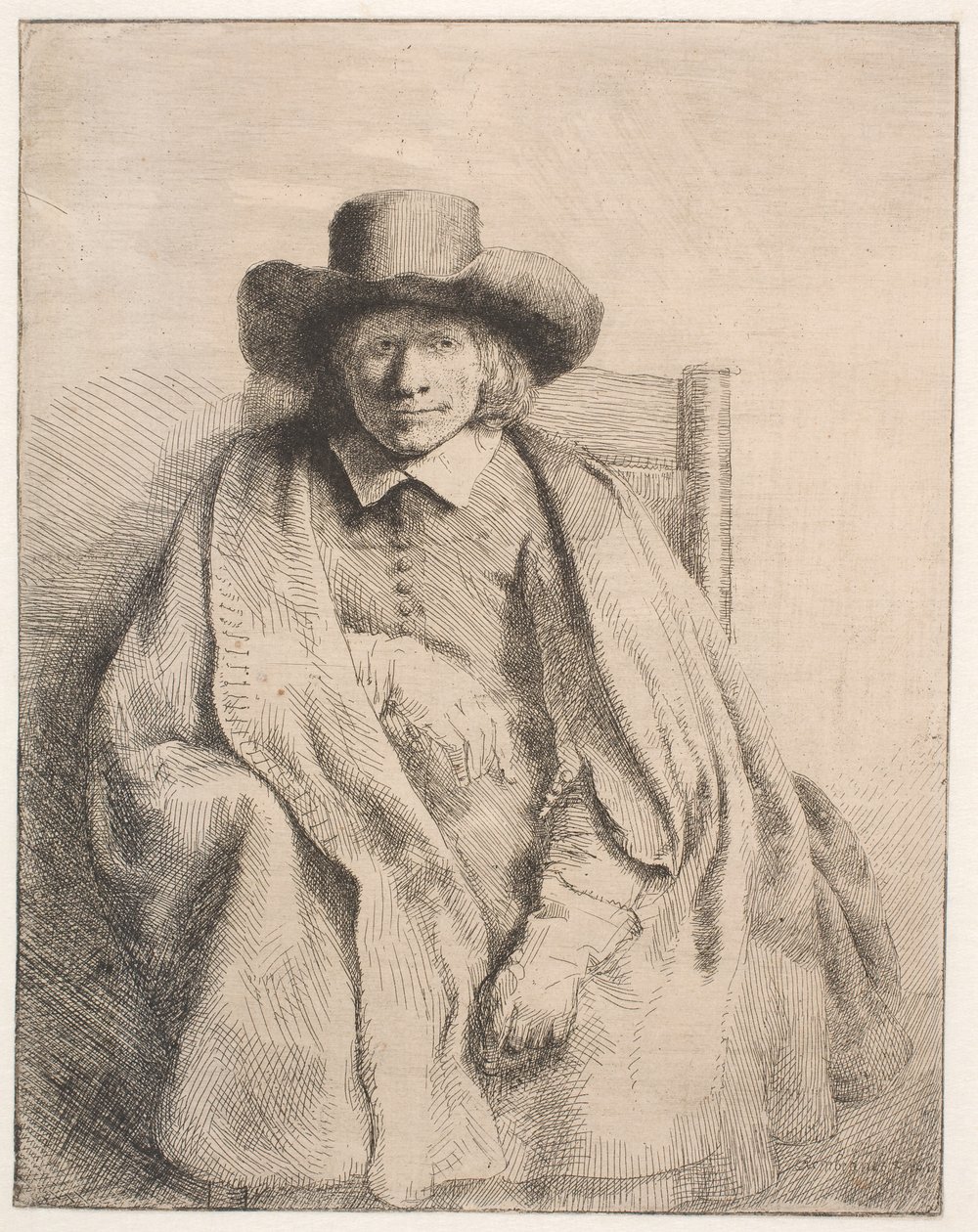 Clement de Jonghe, trycksakssäljare av Rembrandt van Rijn