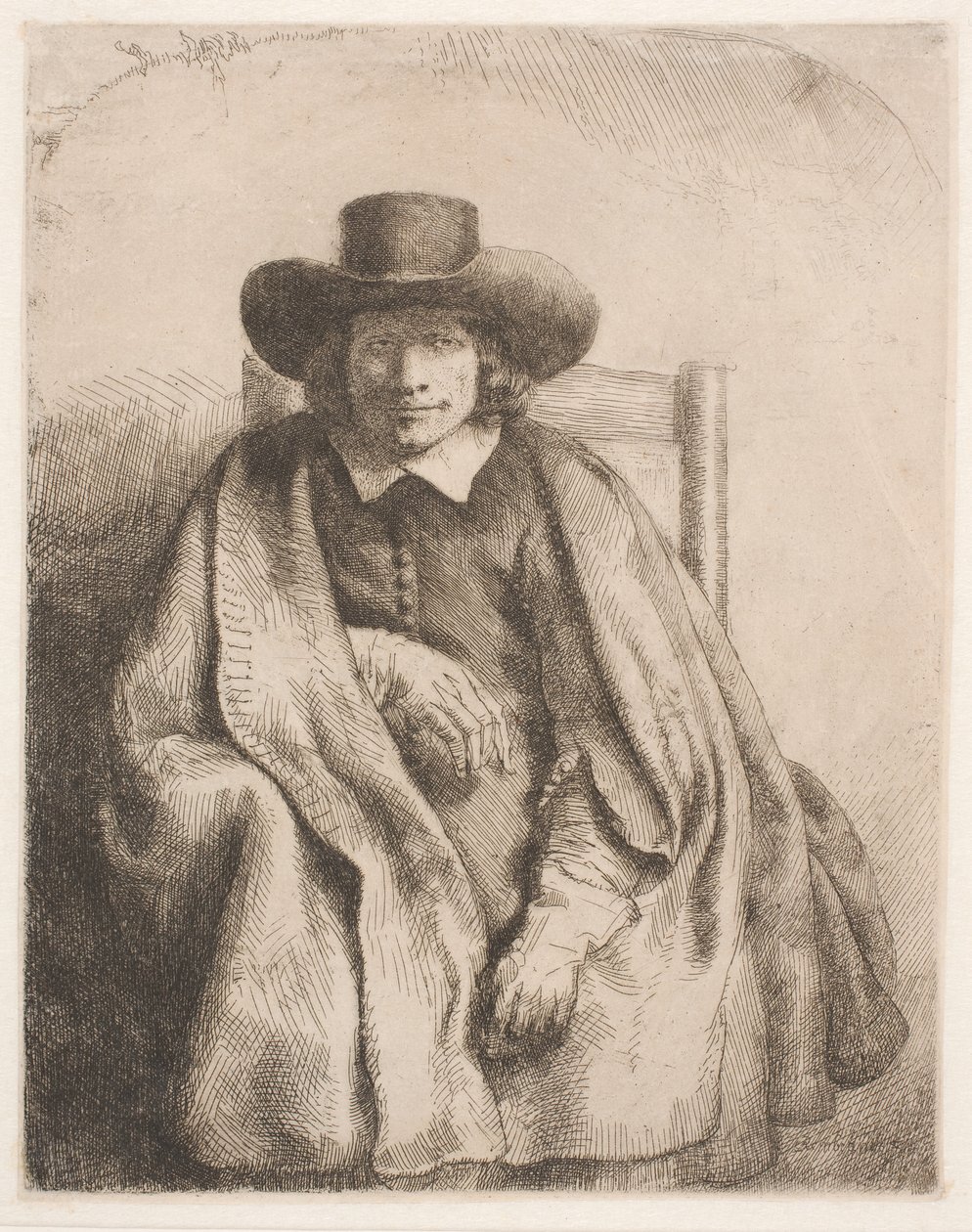 Clement de Jonghe, trycksakssäljare av Rembrandt van Rijn