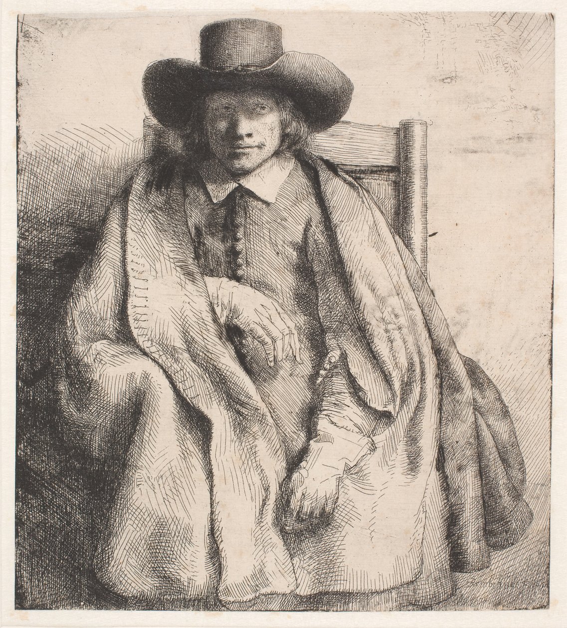 Clement de Jonghe, trycksakssäljare av Rembrandt van Rijn