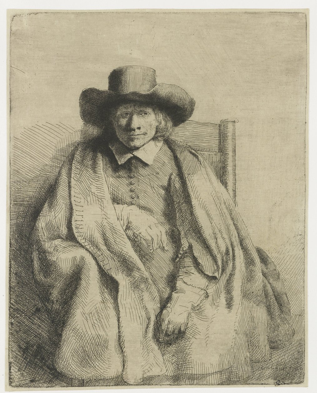 Clement de Jonghe, trycksakssäljare av Rembrandt van Rijn