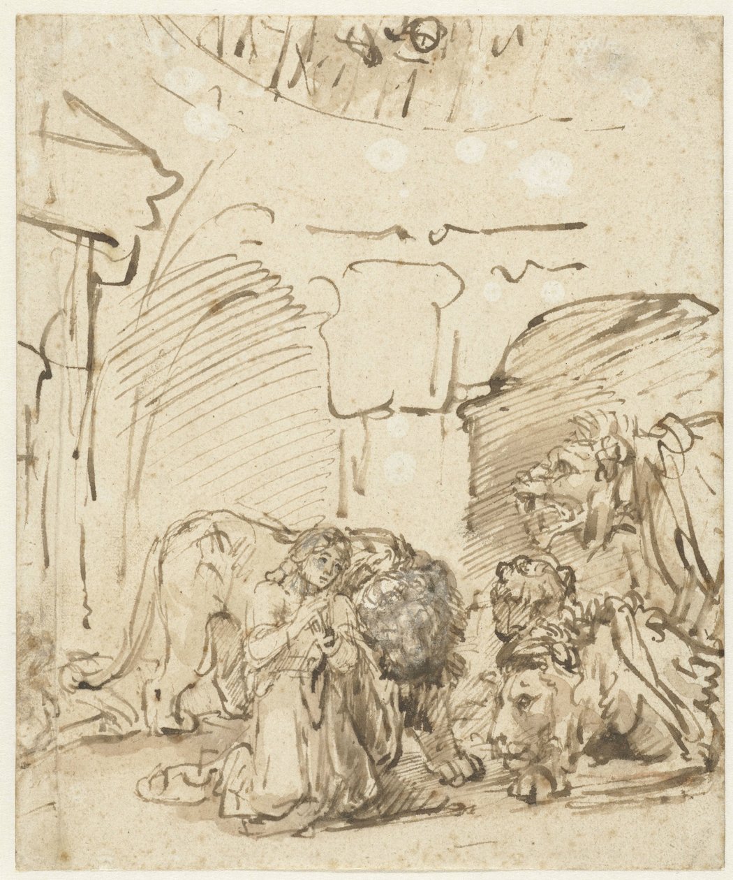 Daniel i lejonkulan av Rembrandt van Rijn